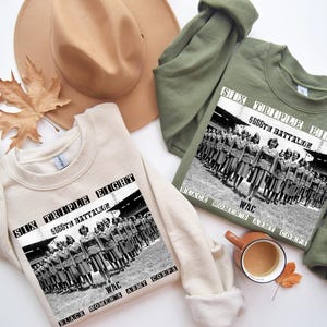 6888th Battalion Sweatshirt: Black Women&#39;s Army Corps, WWII Hoodie