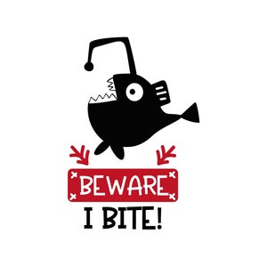 Beware I Bite, My Teeth Started to Come Out, Cricut Design Cut File SVG + PNG + JPEG + Ai + Eps + Pdf + Dxf Clip Art & Image Files