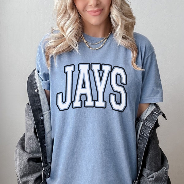 Toronto Blue Jays Shirt Womens, Blue Jays TShirt Crewneck Oversized, Toronto Blue Jays Apparel "Jays"