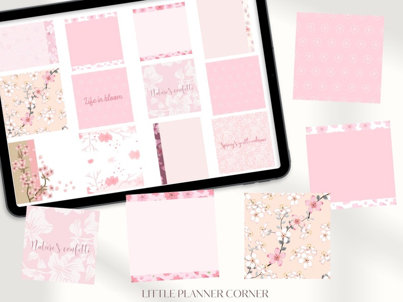Sakura Dreams Goodnotes Stickers| Everyday Digital Stickers| Planner ...