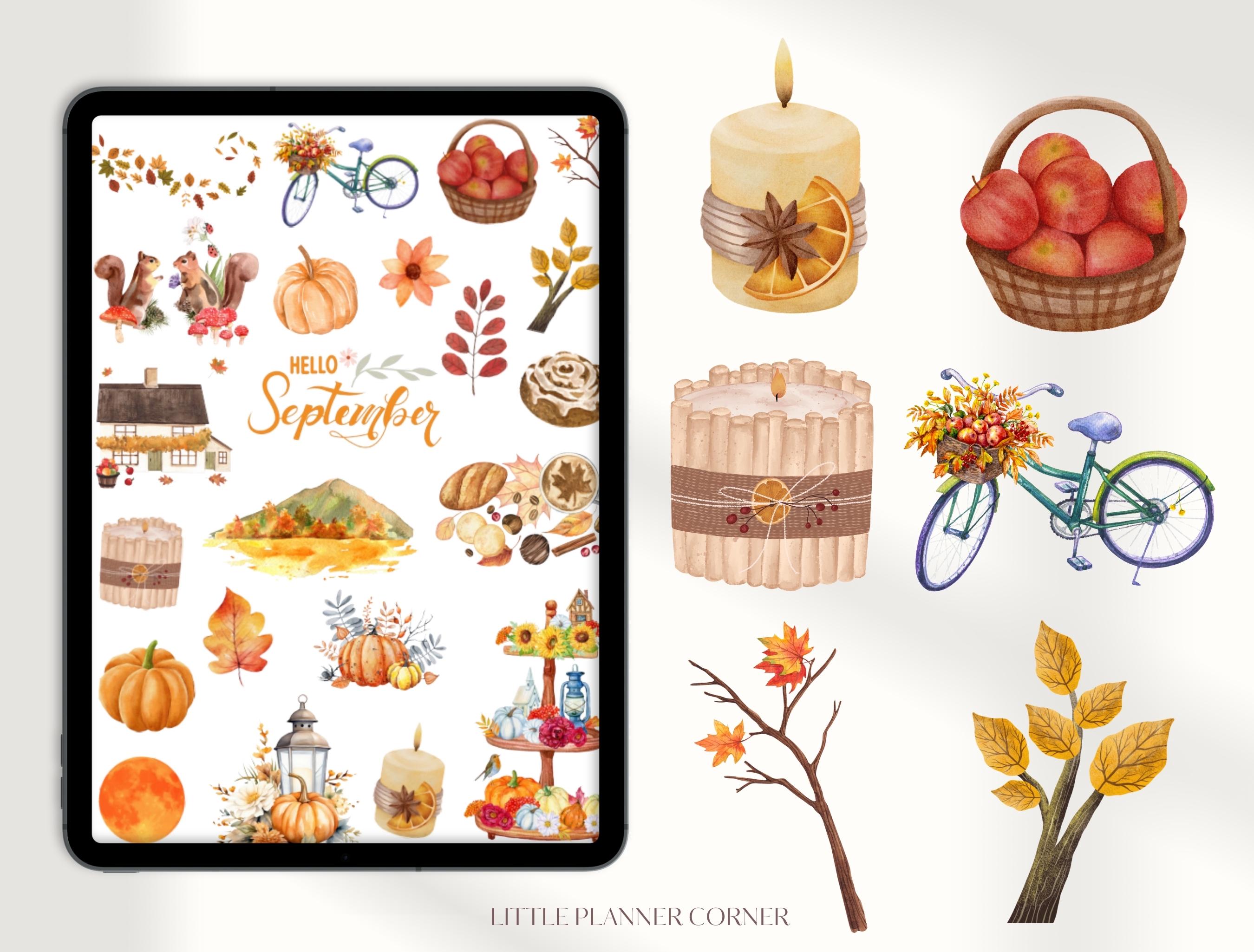 September 2024 Goodnotes Stickers| Aesthetic Everyday Digital Stickers ...
