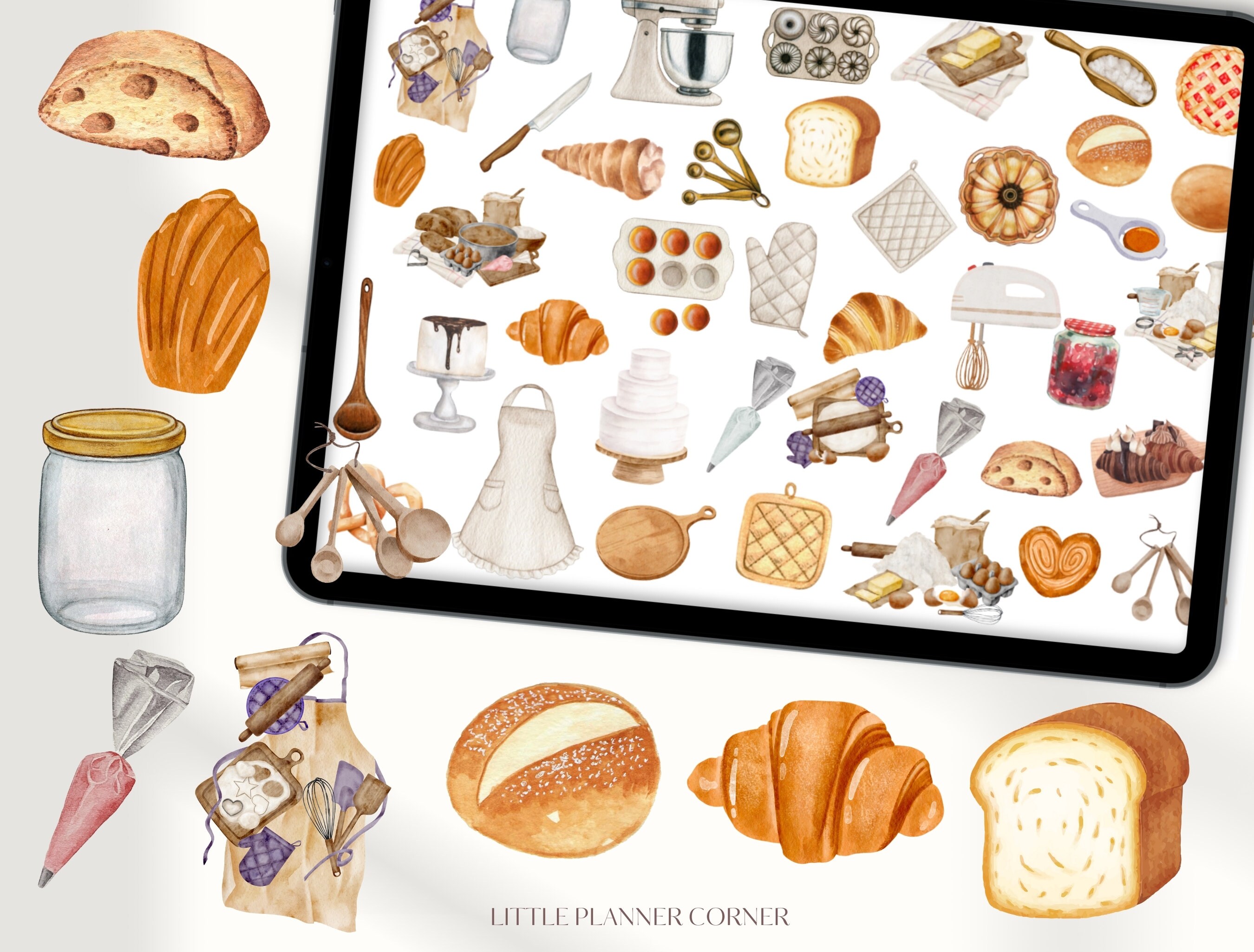 Baking Goodnotes Stickers|everyday Digital Stickers| Daily Digital ...