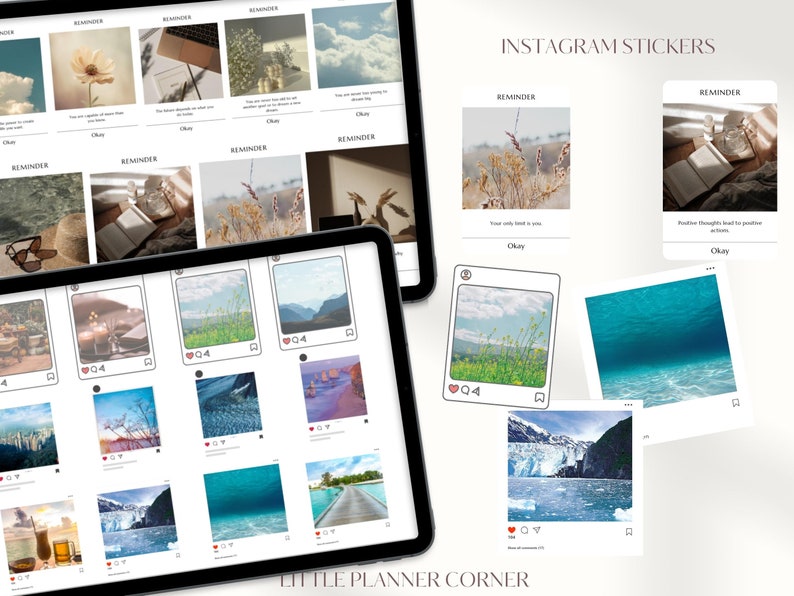 Quote Delights Daily Life Goodnotes Digital Stickersneutral Aesthetic