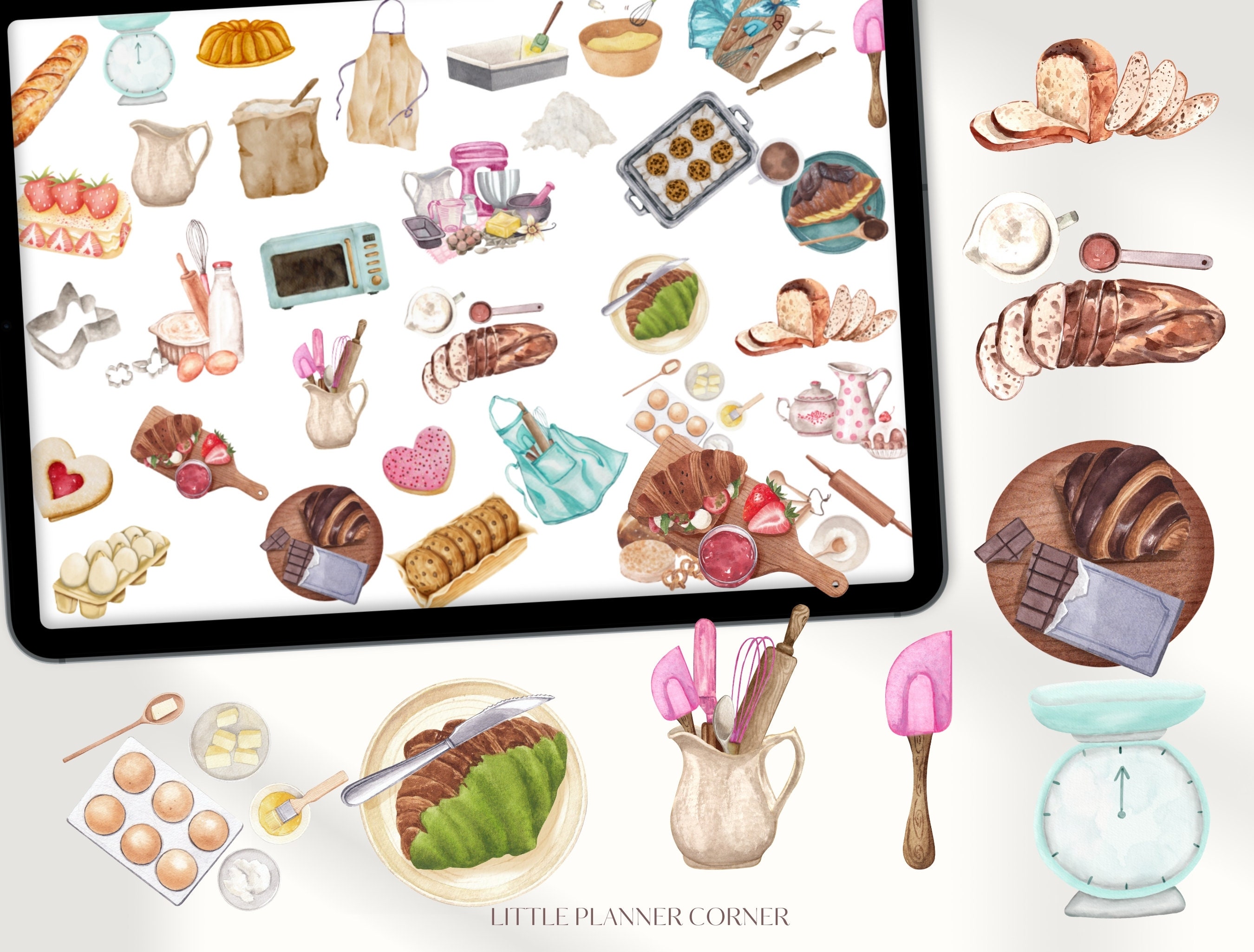 Baking Goodnotes Stickers|everyday Digital Stickers| Daily Digital ...