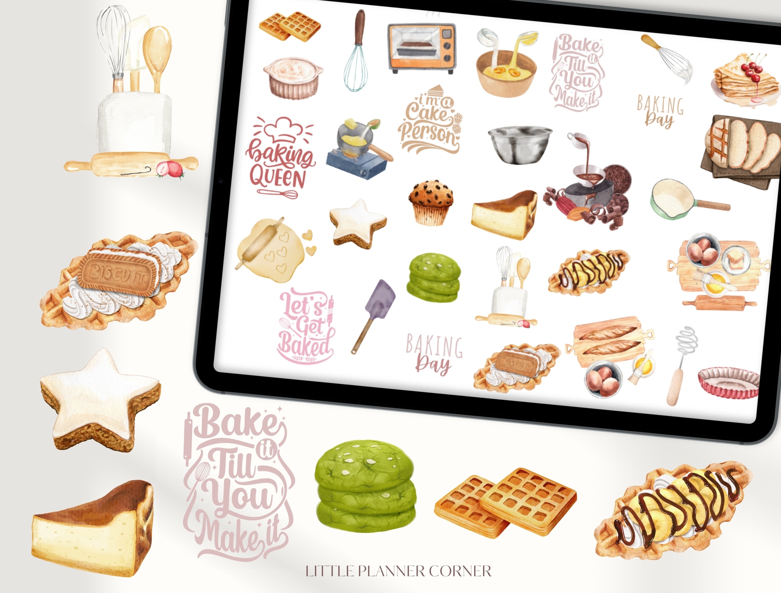 Baking Goodnotes Stickers|everyday Digital Stickers| Daily Digital ...
