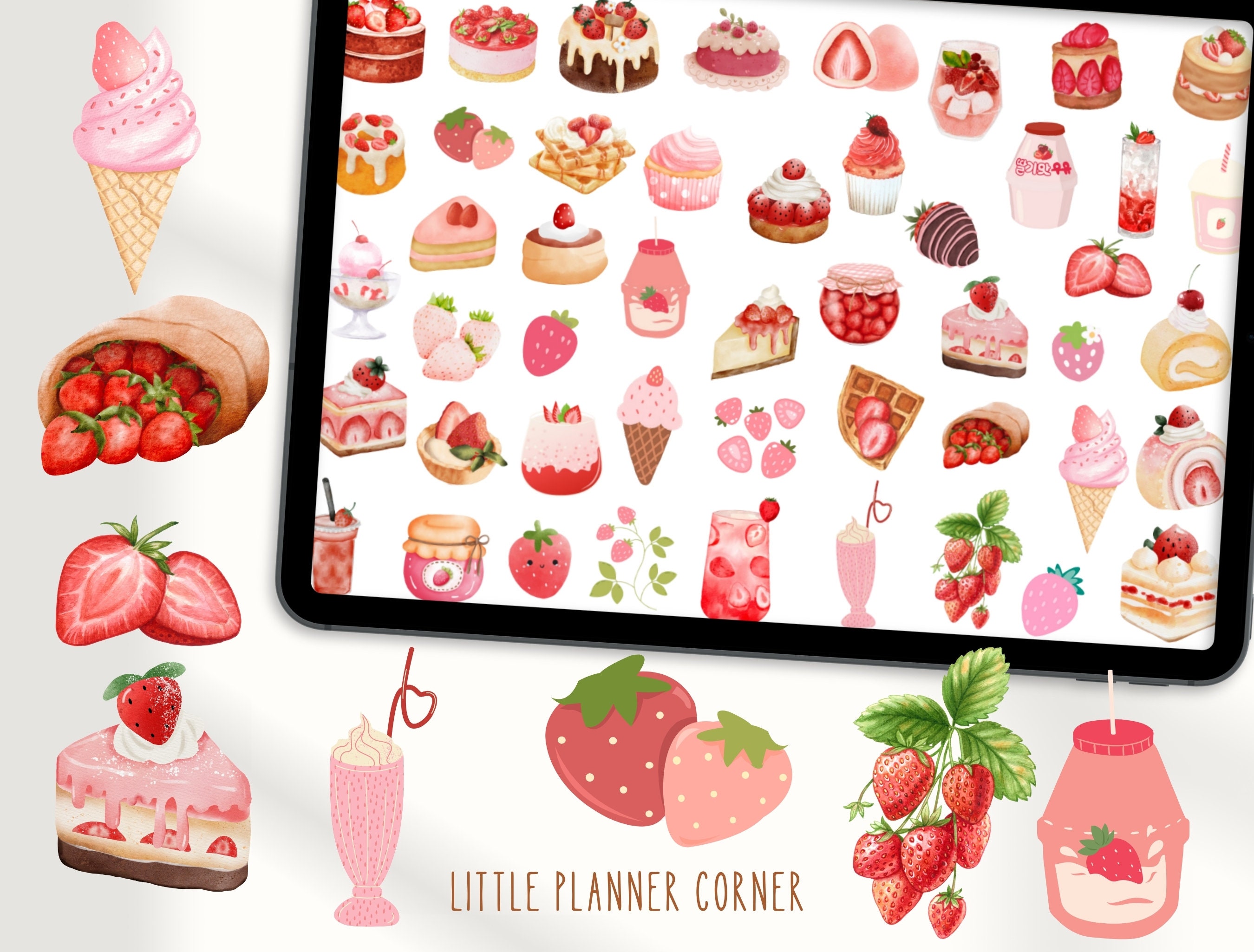 Food Tracker Stickers for Planners