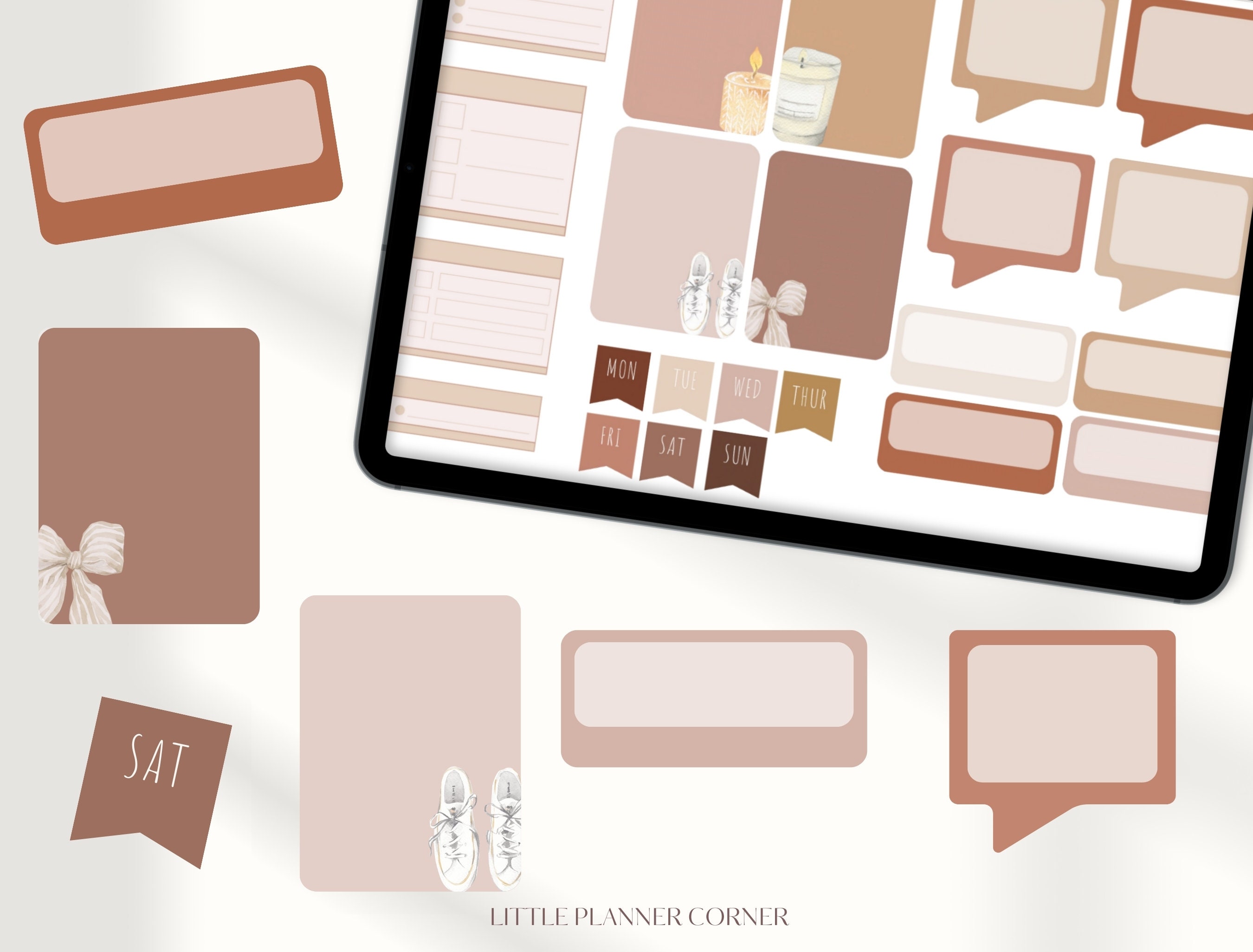 Everyday Aesthetic Goodnotes Stickers|everyday Digital Stickers ...