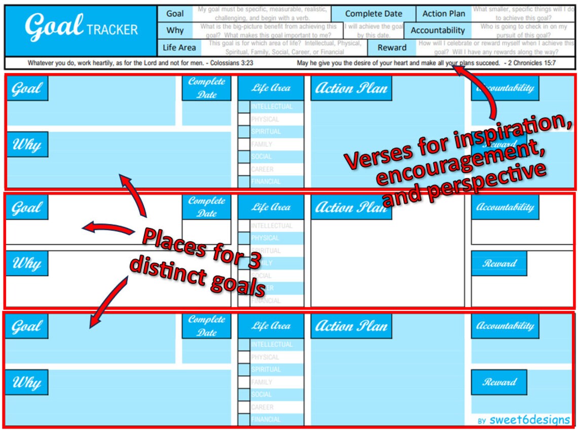 Complete Goal Tracker, Masterplan Guide to Setting and Achieving Your ...