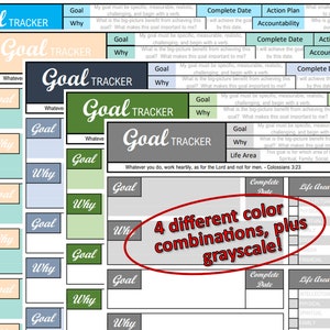 Complete Goal Tracker, Masterplan Guide to Setting and Achieving Your ...