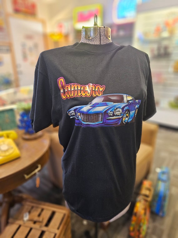 Vintage Chevy Camaro T-Shirt/Single Stitch/Black &
