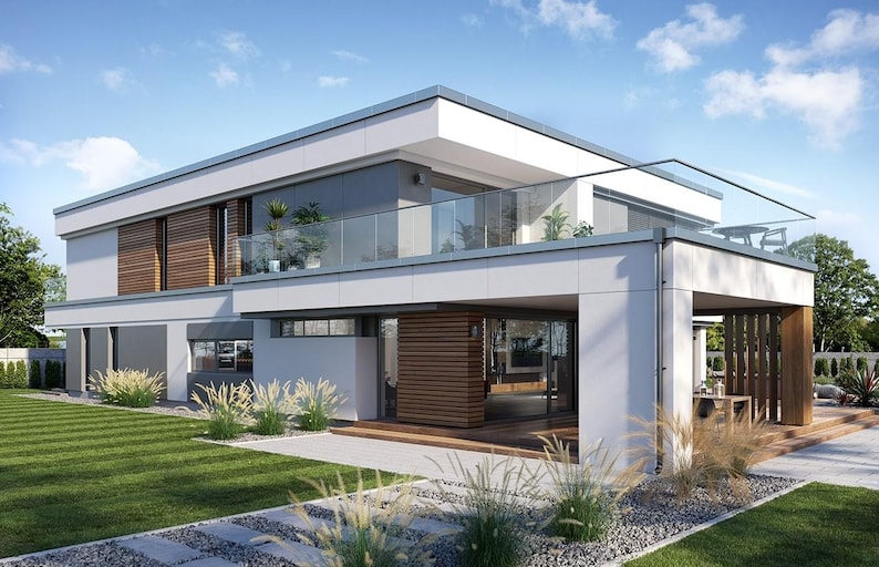 4 Bedroom 410 m2 Modern House Architectural Floor Plans 15m x 23m - 001 image 7