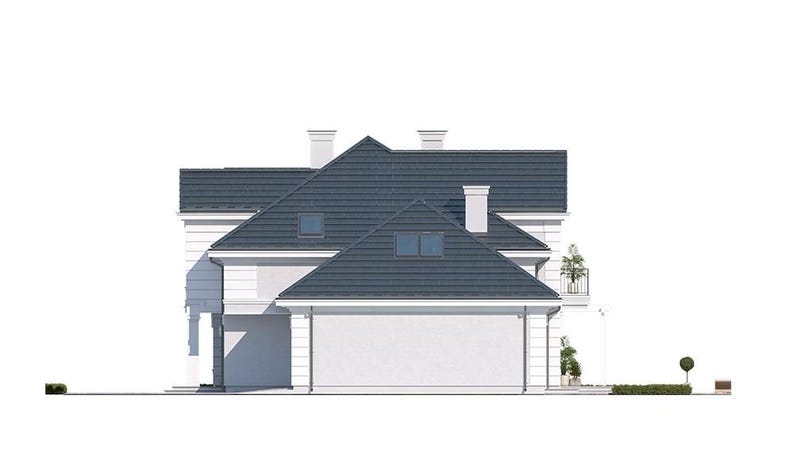 Moderne woning met 5 slaapkamers, 346 m2, architectonische plattegronden, 24 m x 14 m afbeelding 13