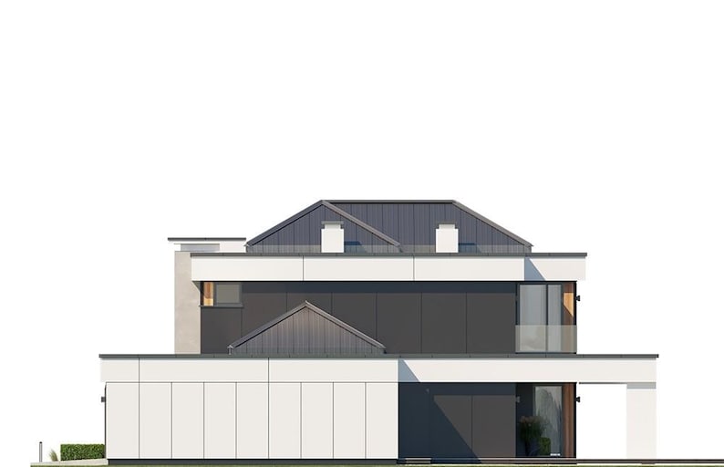 Mid Size Modern House Plan, 3 Bed 2486 sq ft | Contractor Friendly CAD DWG + PDF Blueprints | Contemporary Home image 20