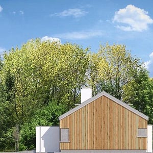 Modern startershuisontwerp, 3 slaapkamers, 160 m2 | Compact huisontwerp | CAD DWG + PDF plattegronden afbeelding 12
