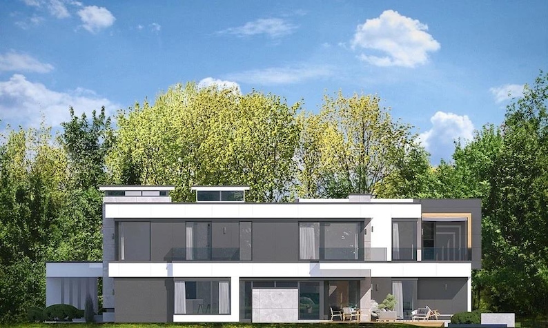 5 Bedroom 631 m2 Detailed Modern House Architectural Floor Plans 26m x 26m image 19