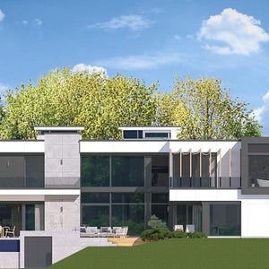 5 Bedroom 631 m2 Detailed Modern House Architectural Floor Plans 26m x 26m image 18