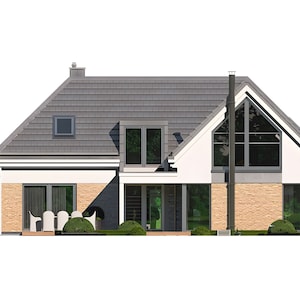 Spacious and luxurious interior design in a modern house plan, with an elegant and functional layout for contemporary living.