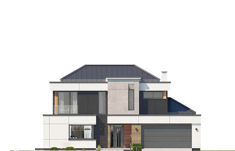 3 Bedroom Modern House Plan | 2486 sq ft Family Home Blueprint | PDF & CAD DWG Floor Plans image 20