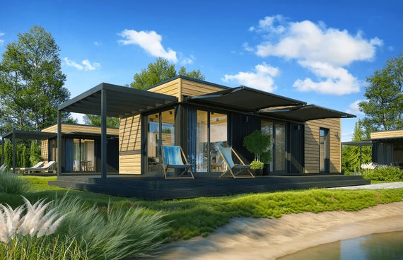 家建てたいマン 2 Bedroom 36 M2 Modern Tiny House Plans 10,6m X 4,1m - Small