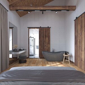 2 Bedroom Barndominium House Plan | Modern Barndo Floor Plans PDF | Small Farmhouse Style Home image 16