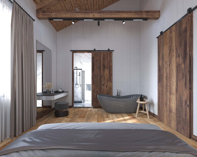 2 Bedroom Barndominium House Plan | Modern Barndo Floor Plans PDF | Small Farmhouse Style Home image 16
