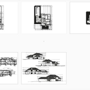 Hausplan mit 6 Schlafzimmern, Pool und Sauna | Moderner Luxusvillen-Entwurf | Grundrisse im PDF-Format Bild 18