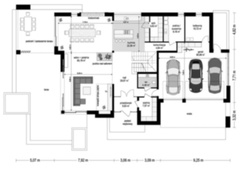 Floor plans of a spacious house with clear dimensions, functional layouts, and garage space. Ideal for homeowners exploring townhouse plans or barndominium-style designs.