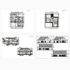 Architectural floor plan featuring a mezzanine, spacious living area, and garage, suitable for small cabin plans and tiny home enthusiasts.