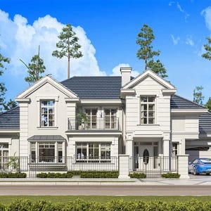 5 Bedroom House Plan with Pool, Loft & Garage | Modern Luxury Home Blueprint | PDF + CAD DWG image 15