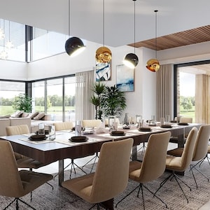 Contemporary 4 Bed Home Plan with Loft and Garage | 4413 sq ft Modern 2 Story House | PDF & CAD DWG Floor Plans image 17