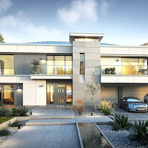 4 Bedroom 410 m2 Modern House Architectural Floor Plans 15m x 23m - 001 image 5