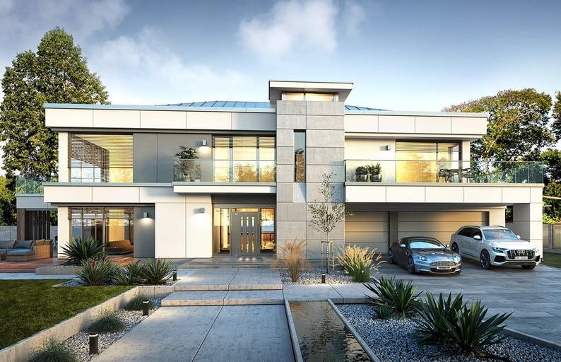 4 Bedroom 410 m2 Modern House Architectural Floor Plans 15m x 23m - 001 image 5