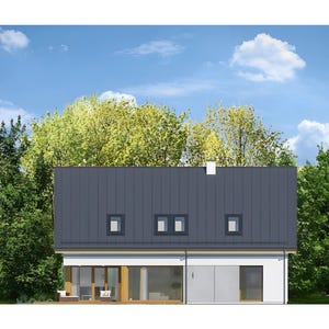Planos arquitectónicos de una casa moderna de 4 dormitorios (descarga en PDF) imagen 15