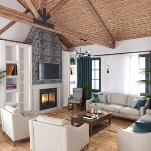 2 Bedroom Barndominium House Plan | Modern Barndo Floor Plans PDF | Small Farmhouse Style Home image 13