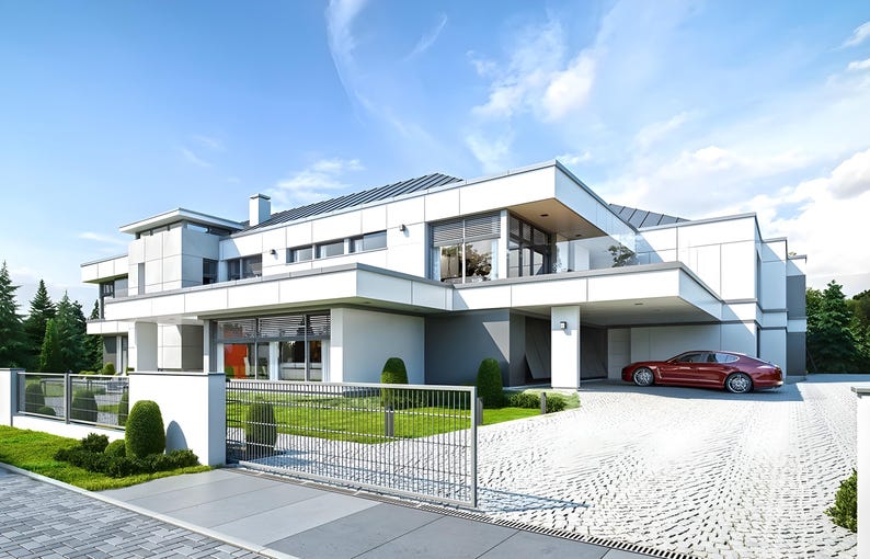 Modern 6 Bedroom House Architectural Plans (PDF) image 20