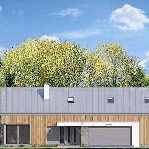 Projekt małego, nowoczesnego domu z 3 sypialniami, powierzchnia 1722 stóp kwadratowych | Dom na wąskiej działce, 13 m x 22 m | Plany pięter w formacie PDF zdjęcie 11