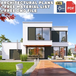 4 Bedroom 213 m2 Architectural Modern House Floor Plans 12m x 16m - 015