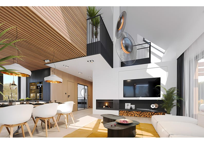 Modern 4 Bedroom House Plans: Architectural Blueprints (PDF Download ...