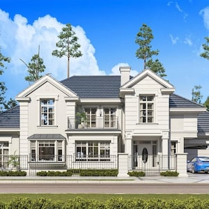 Modern 5 Bed Home with Garage, Loft and Pool | Family House Plans PDF Download | Contemporary Design image 3