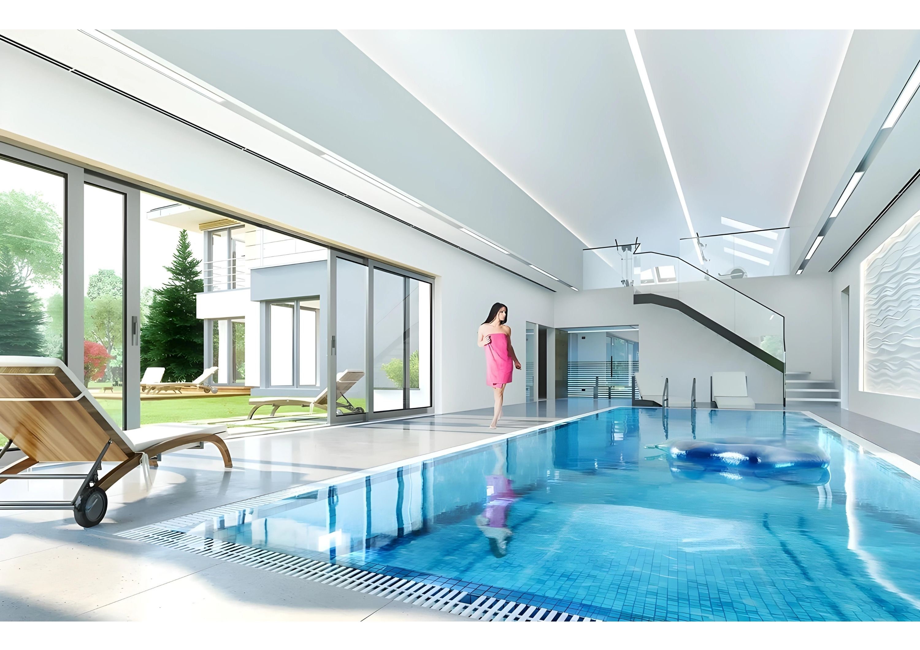 Modern House Plans: 6 Bedroom, Swimming Pool, Sauna (PDF Plan) - Etsy