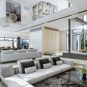 6 Bedroom 968 m2 Modern House Architectural Floor Plans 35m x 36m image 15