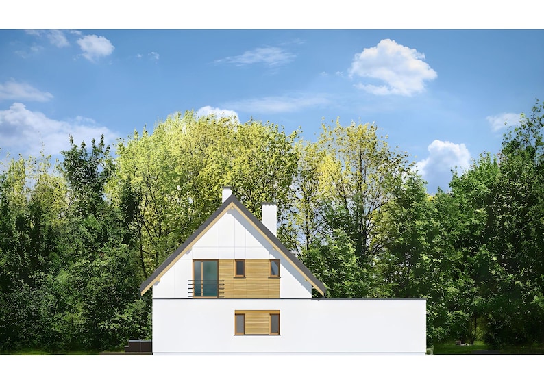 Planos arquitectónicos de una casa moderna de 4 dormitorios (descarga en PDF) imagen 16