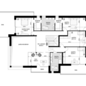 A minimalist interior design featuring a cozy living room, large glass doors, and a fireplace. Ideal for Scandinavian house plans or small cabin plans enthusiasts.