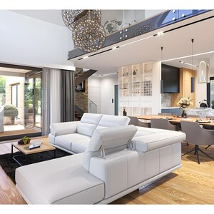 Cottage house plans with detailed floor layouts, elevations, and cross-sections, combining practicality and elegance.