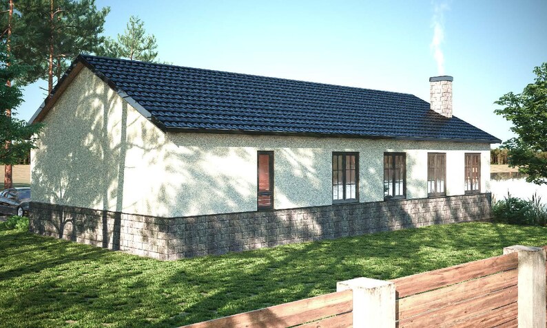 2 Bedroom Barndominium House Plan | Modern Barndo Floor Plans PDF | Small Farmhouse Style Home image 11