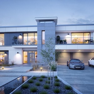 Contemporary 4 Bed Home Plan with Loft and Garage | 4413 sq ft Modern 2 Story House | PDF & CAD DWG Floor Plans image 15