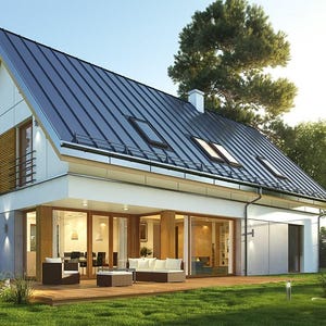 Planos arquitectónicos de una casa moderna de 4 dormitorios (descarga en PDF) imagen 12