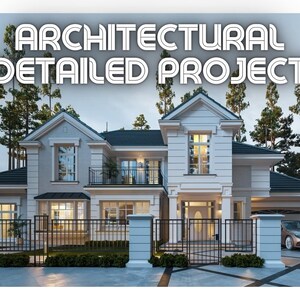 5 Bedroom House Plan with Pool, Loft & Garage | Modern Luxury Home Blueprint | PDF + CAD DWG image 11