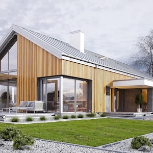 Projekt małego, nowoczesnego domu z 3 sypialniami, powierzchnia 1722 stóp kwadratowych | Dom na wąskiej działce, 13 m x 22 m | Plany pięter w formacie PDF zdjęcie 13