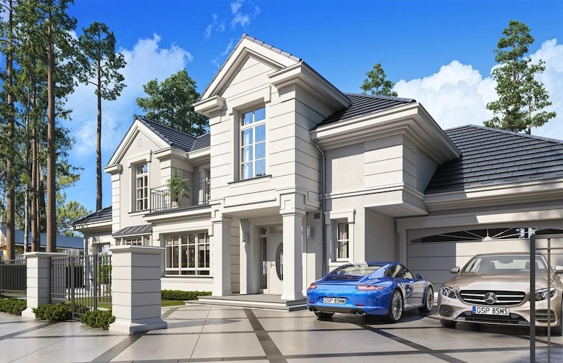 Modern 5 Bed Home with Garage, Loft and Pool | Family House Plans PDF Download | Contemporary Design image 7